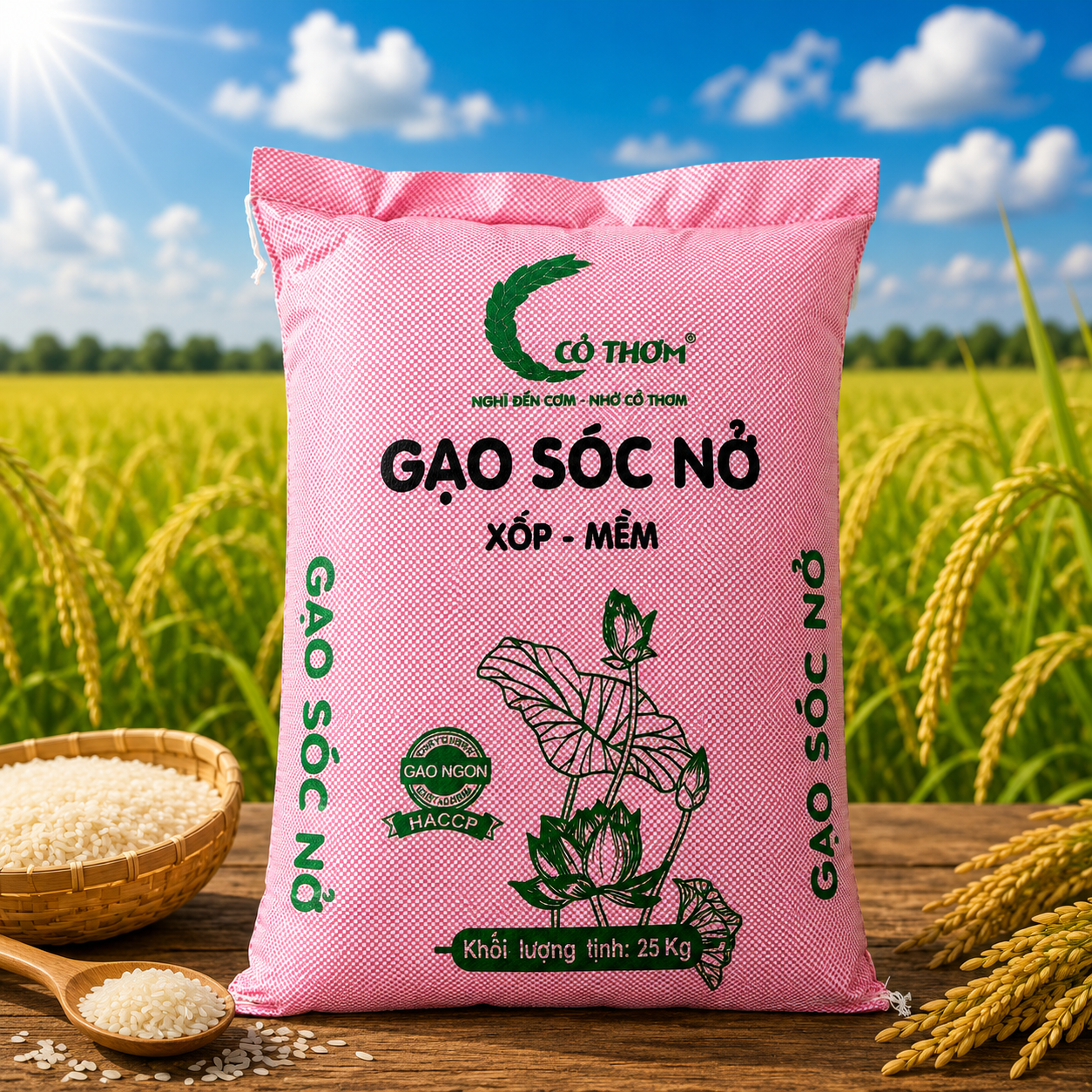 Gạo Sóc Nở